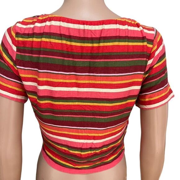 BCBG striped cropped top size S - Picture 2 of 7